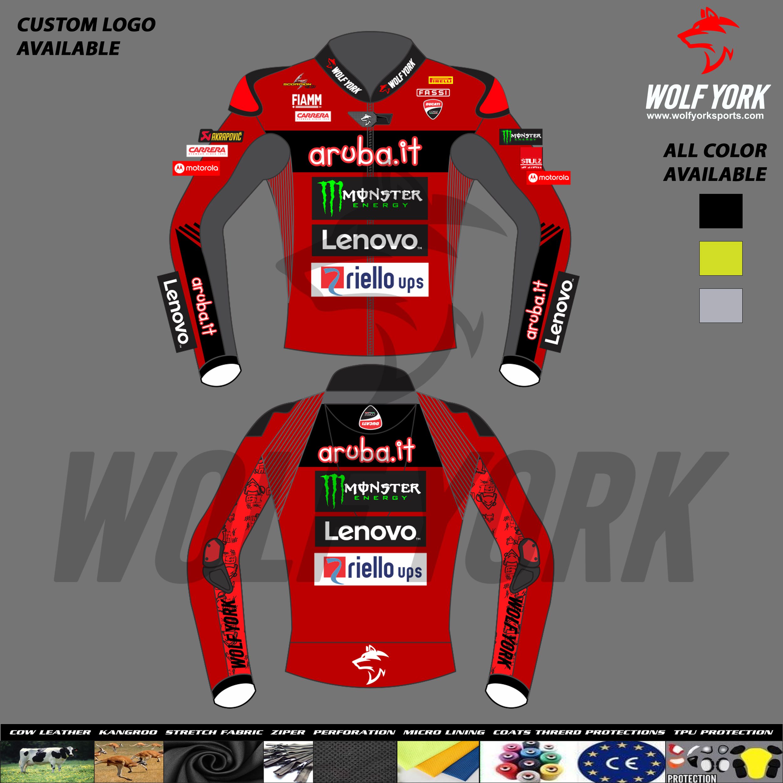 Alvaro Bautista Ducati Motorcycle Jacket SBK 2024