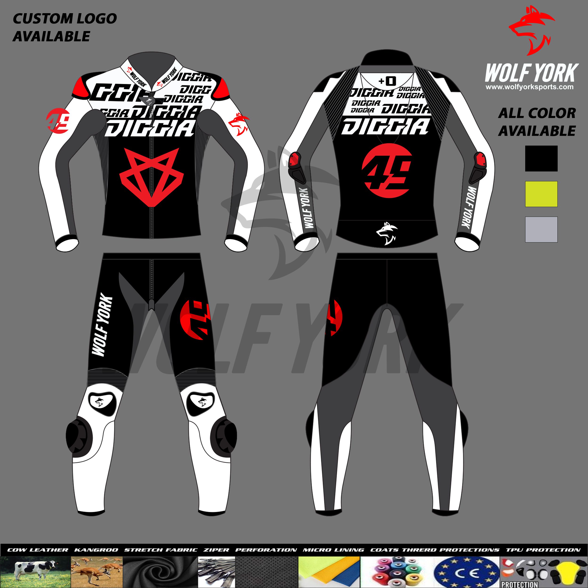 Fabio Di Giannantonio 2024 Ducati Winter Test Two-piece Race Suit
